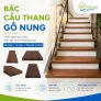 Bậc cầu thang gỗ nung: cách chọn quy cách, màu sắc và thi công an toàn