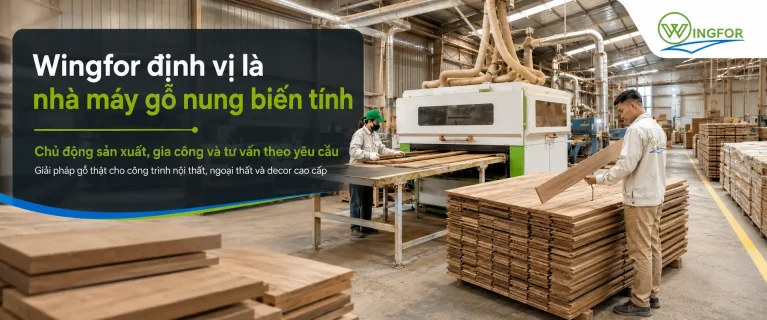 Nhà máy gỗ nung biến tính Wingfor
