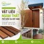 Vật liệu ngoại thất phổ biến & gỗ nung biến tính “siêu vật liệu” | Wingfor