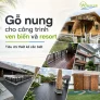 Gỗ nung cho công trình ven biển và resort: tiêu chí thiết kế cần biết