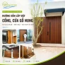 Hướng dẫn lắp đặt cổng, cửa gỗ nung biến tính nhiệt Wingfor