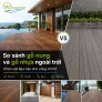 So sánh gỗ nung và gỗ nhựa ngoài trời: chọn vật liệu nào cho công trình?