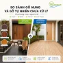 So sánh gỗ nung và gỗ tự nhiên chưa xử lý cho hạng mục ngoài trời