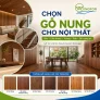 Chọn gỗ nung cho nội thất: sàn, cầu thang, tường, trần và đồ trang trí