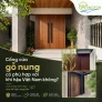 Cổng cửa gỗ nung có phù hợp với khí hậu Việt Nam không?