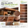 Dầu lau, sơn PU hay coating ngoài trời: chọn hệ hoàn thiện nào cho gỗ nung?