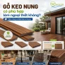 Gỗ keo nung có phù hợp làm ngoại thất không?