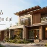 Thiết kế mặt tiền gỗ cho biệt thự hiện đại: nhịp điệu, bóng đổ và chiều sâu