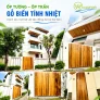 Ốp tường, ốp trần gỗ biến tính nhiệt tại Sài Gòn: cách tạo một hệ vật liệu đồng bộ