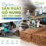 Quy trình sản xuất gỗ nung biến tính nhiệt gồm những bước nào?