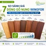 So sánh giá 7 dòng gỗ nung Wingfor: nên chọn theo ngân sách hay công năng?