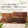 Vì sao cùng một loại gỗ nung lại có màu đậm – nhạt khác nhau?