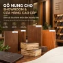 Gỗ nung cho showroom và cửa hàng cao cấp: Biến vật liệu thành nhận diện thương hiệu
