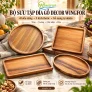 Bộ sưu tập đĩa gỗ Decor Wingfor: 4 kiểu dáng, 3 kích thước cho không gian có gu